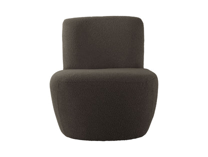 Leitmotiv Chair Ada bouclé taupe green