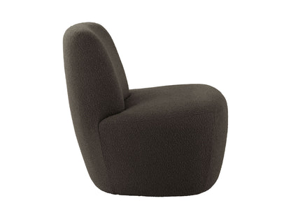 Leitmotiv Chair Ada bouclé taupe green