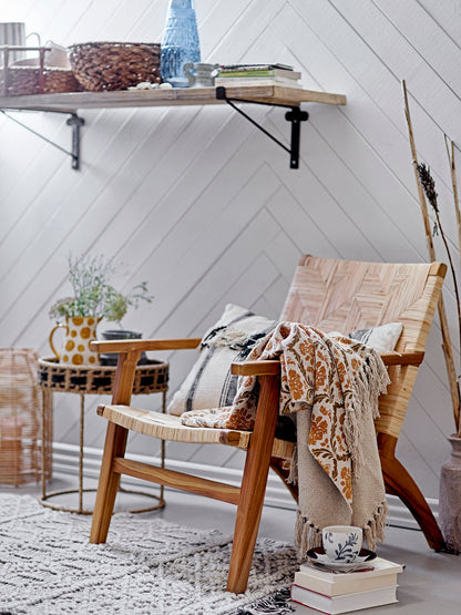 Creative Collection Mills Loungestol, Brun, Rattan