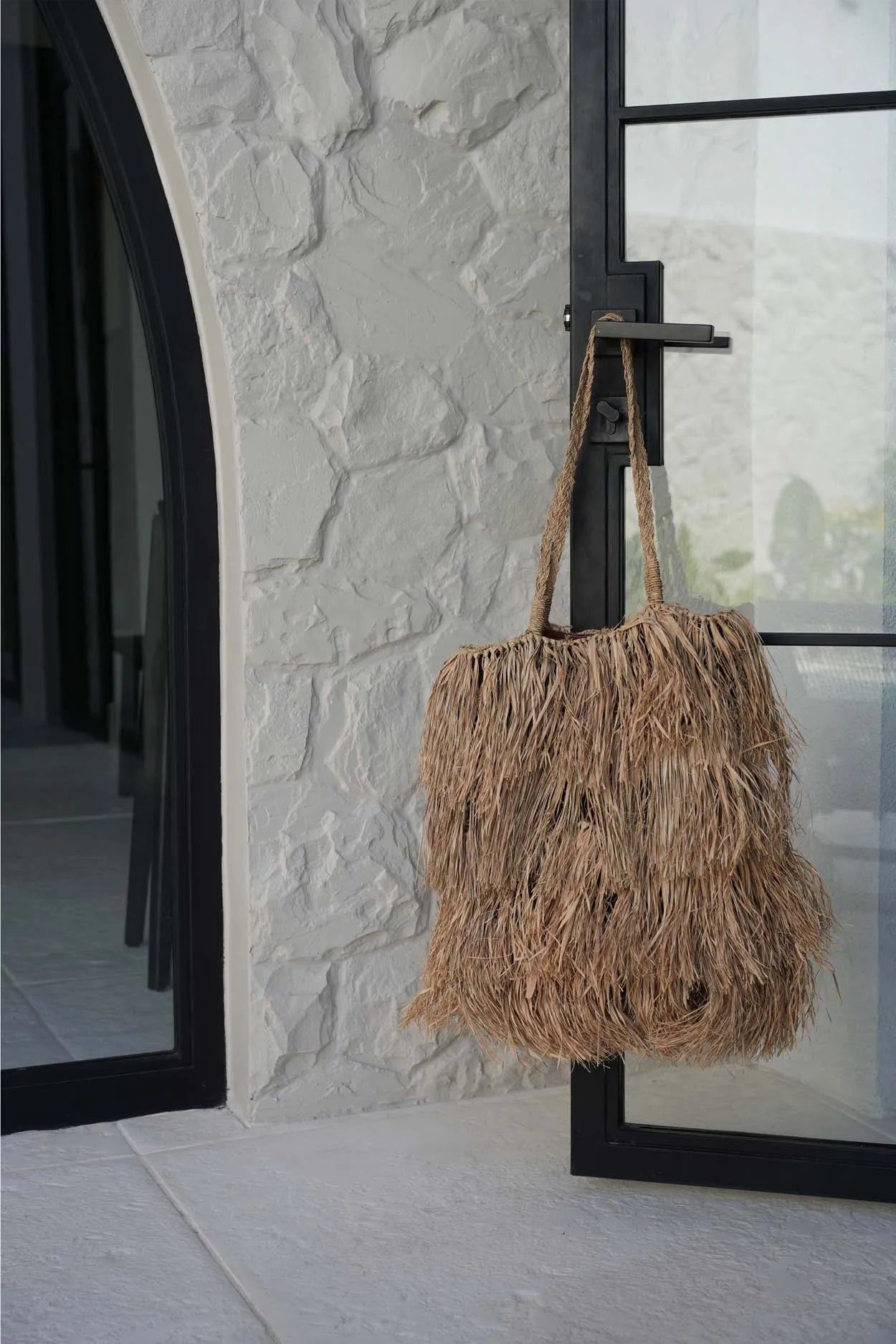 Bazar Bizar Antwerp The Raffia Bahamas Tote - Natural