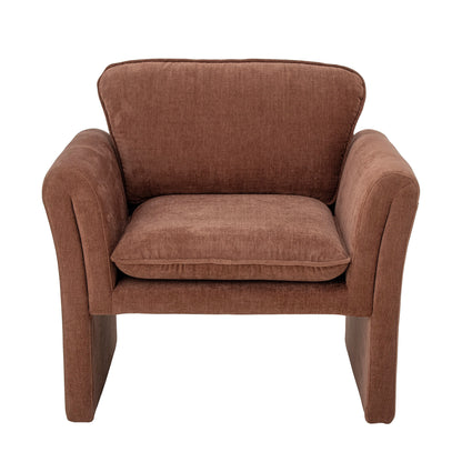 Bloomingville Paseo Loungestol, Brun, Polyester