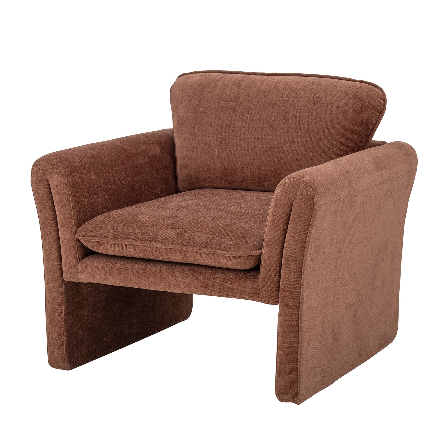 Bloomingville Paseo Loungestol, Brun, Polyester