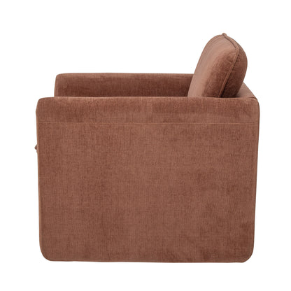 Bloomingville Paseo Loungestol, Brun, Polyester