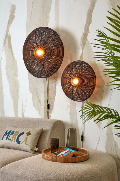 GOOD&MOJO Hanging lamp Tanami disc S, nat.