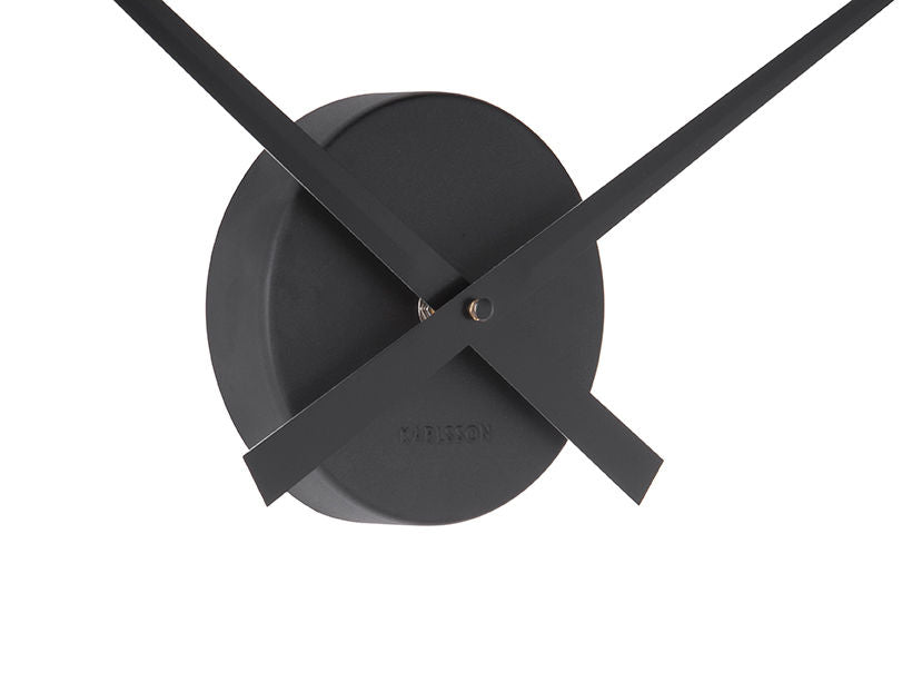 Karlsson Wall clock Little Big Time Mini alu black