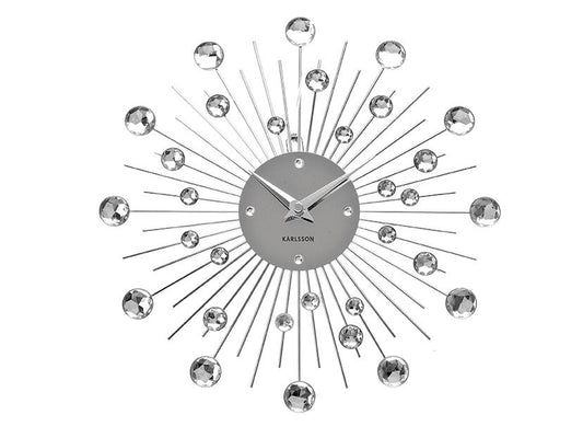 Karlsson Wall clock Sunburst crystal medium