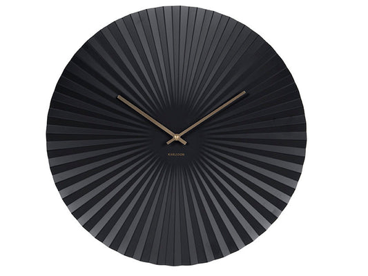 Karlsson Wall clock Sensu XL steel black