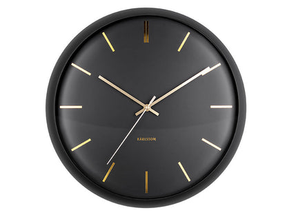 Karlsson Wall clock Globe black, Design Armando Breeveld