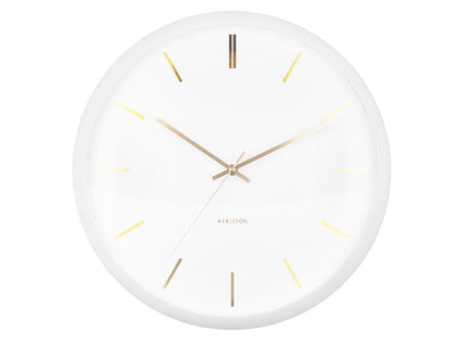 Karlsson Wall clock Globe white, Design Armando Breeveld