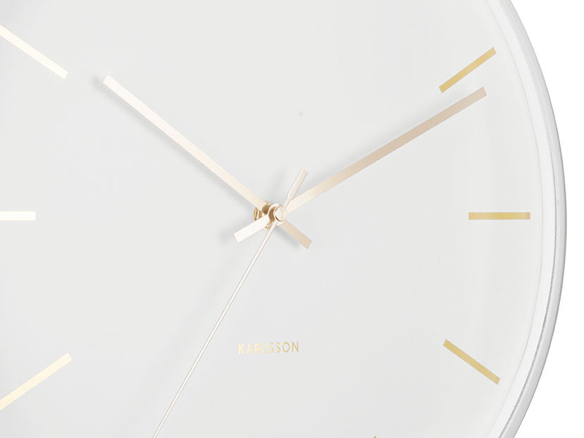 Karlsson Wall clock Globe white, Design Armando Breeveld