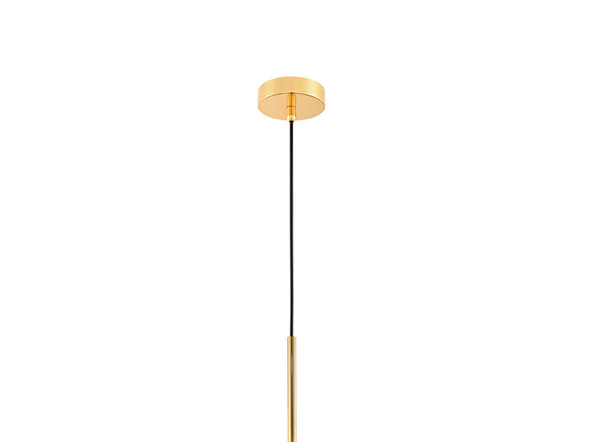 Leitmotiv Pendant Lamp Blown glass brass small