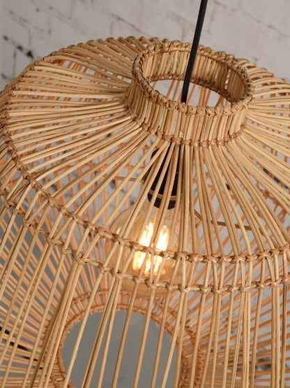 GOOD&MOJO Ceiling lamp Madeira rattan, nat.