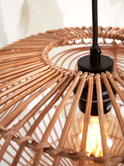 GOOD&MOJO Hanging lamp Madeira rattan, nat.