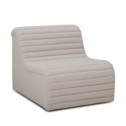 Bloomingville Allure Loungestol, Natur, Polyester