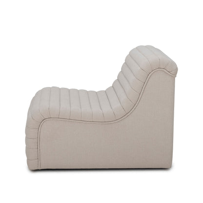 Bloomingville Allure Loungestol, Natur, Polyester