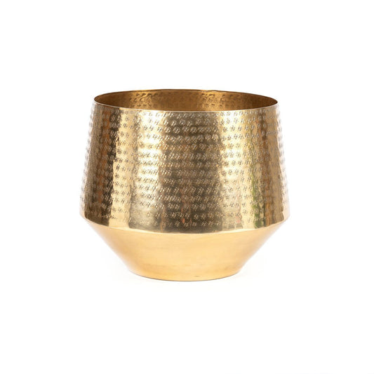 Bazar Bizar Antwerp The Hammered Planter - Brass - XL