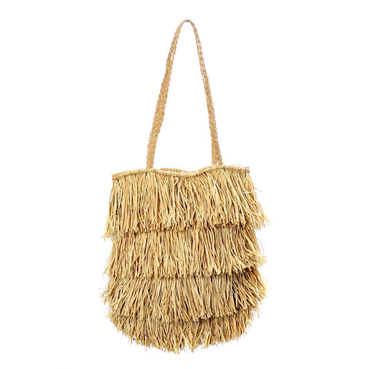 Bazar Bizar Antwerp The Raffia Bahamas Tote - Natural