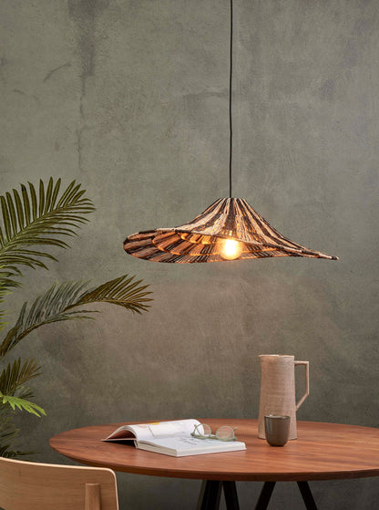 GOOD&MOJO #Hanglamp Zanzibar hoog 40cm, zw.