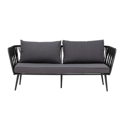 Bloomingville Pavone Sofa, Sort, Metal