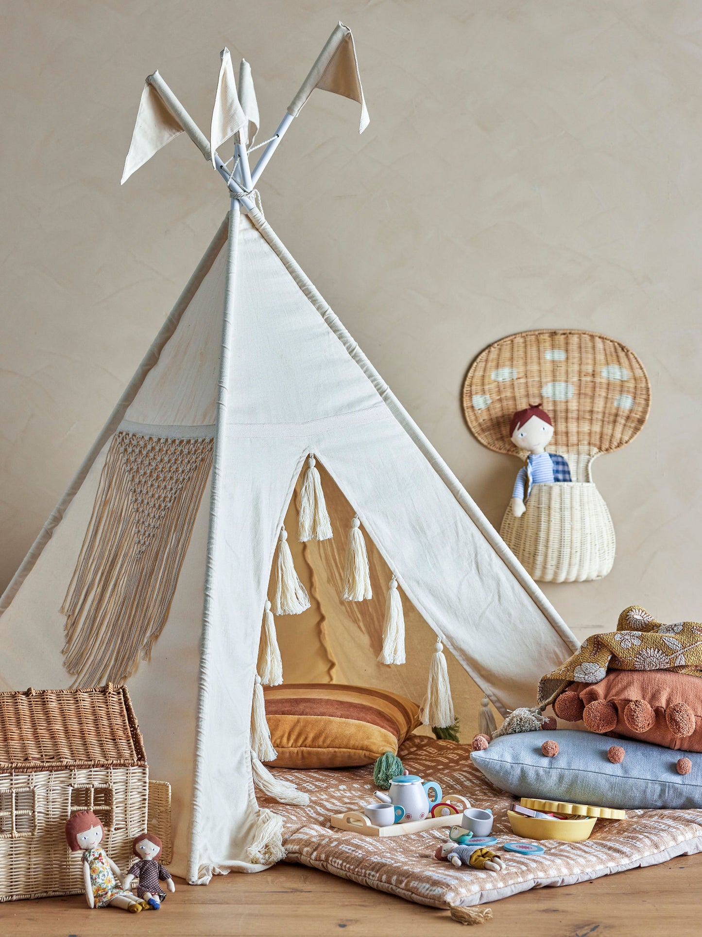 Bloomingville MINI Fardin Legetipi, Natur, Bomuld