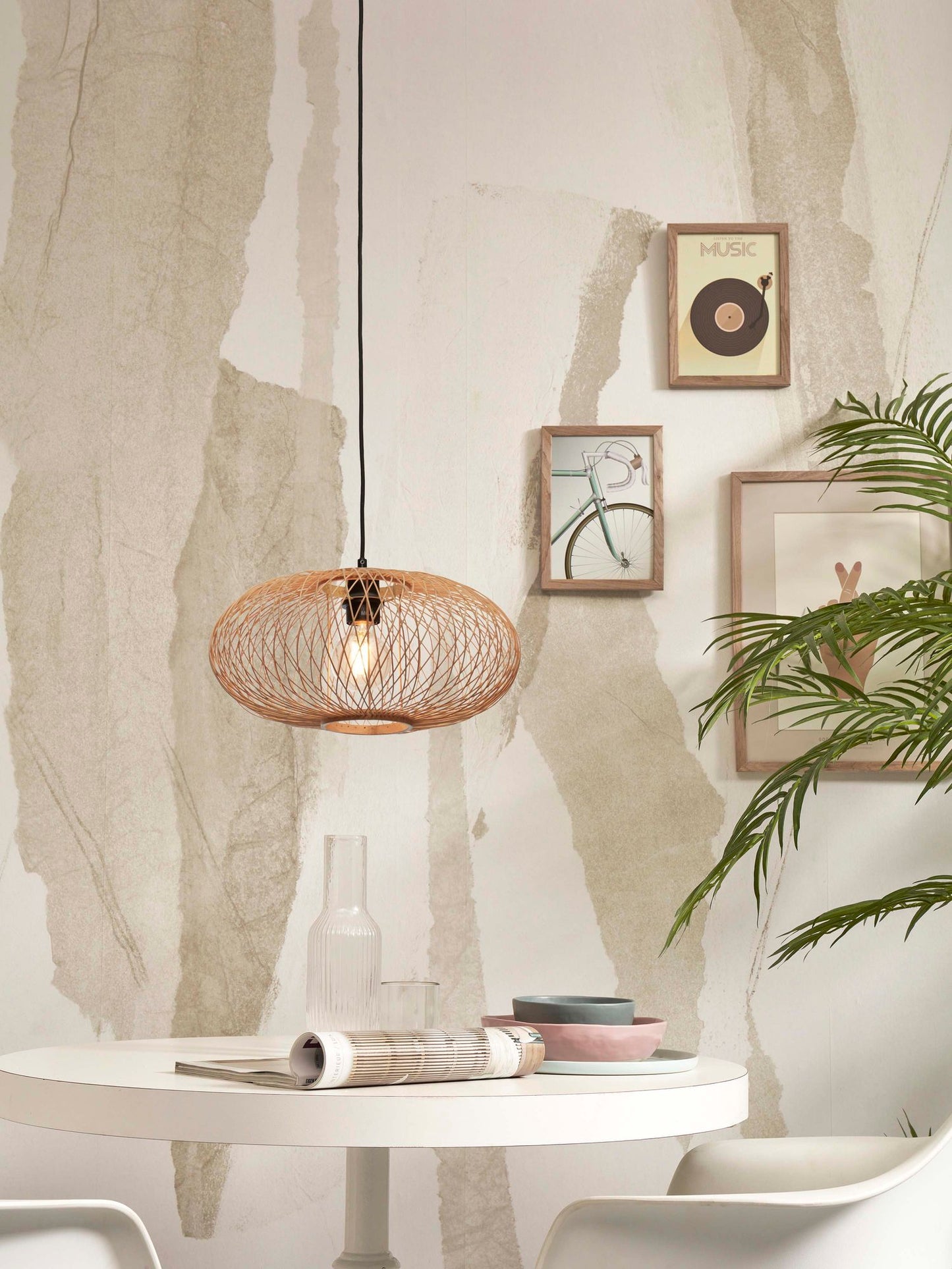 GOOD&MOJO Hanglamp Cango 60cm zwart, L