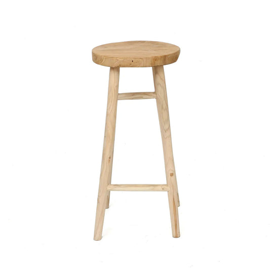 Bazar Bizar Antwerp The Kedut Bar Stool - Natural