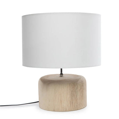 Bazar Bizar Antwerp The Teak Wood Table Lamp Base - Natural