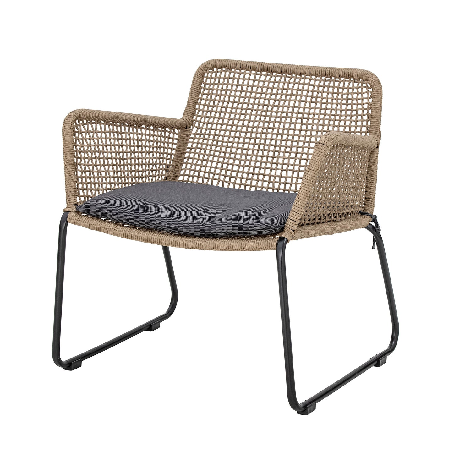 Bloomingville Mundo Loungestol, Brun, Metal