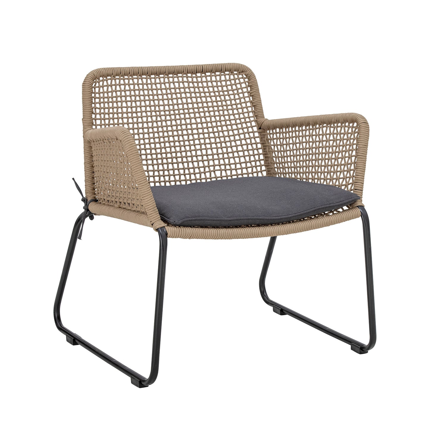 Bloomingville Mundo Loungestol, Brun, Metal