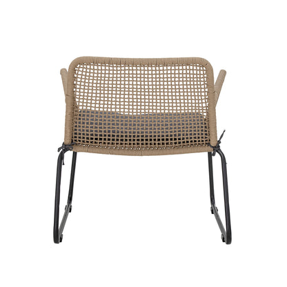 Bloomingville Mundo Loungestol, Brun, Metal