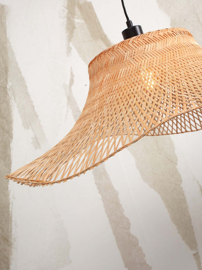 GOOD&MOJO Ceiling lamp Ibiza wavy S, nat.