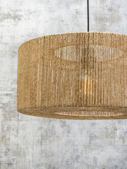 GOOD&MOJO Ceiling lamp Iguazu L disc 55cm, bl/nat.