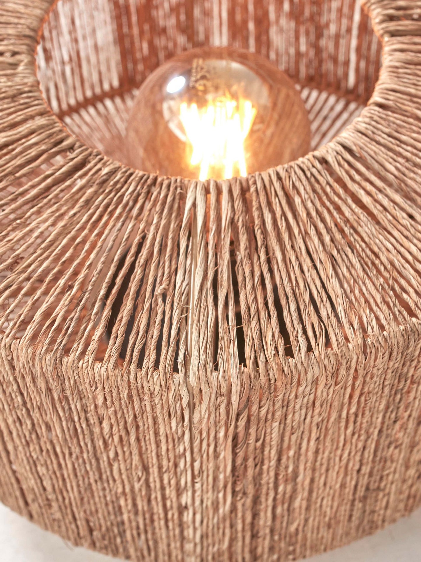 GOOD&MOJO Hanglamp Iguazu jute naturel, L