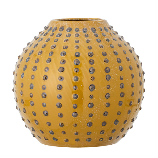 Creative Collection Toofan Vase, Gul, Stentøj