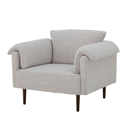 Bloomingville Chesham Loungestol, Hvid, Polyester