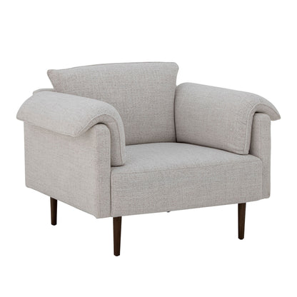 Bloomingville Chesham Loungestol, Hvid, Polyester