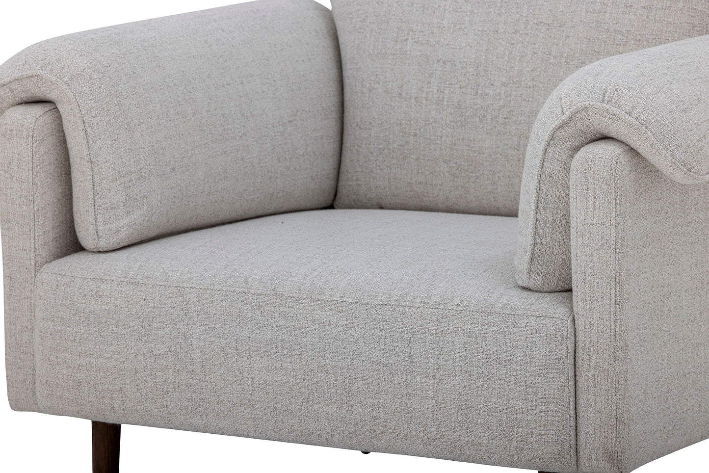 Bloomingville Chesham Loungestol, Hvid, Polyester