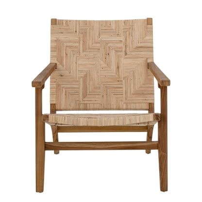 Creative Collection Mills Loungestol, Brun, Rattan