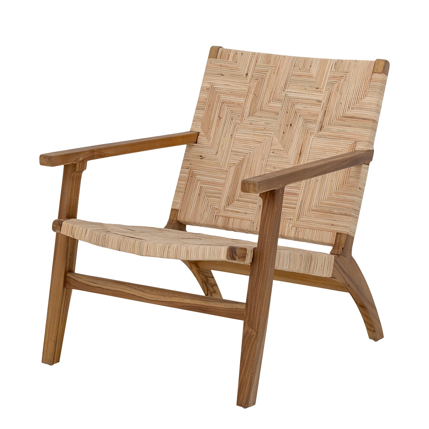 Creative Collection Mills Loungestol, Brun, Rattan