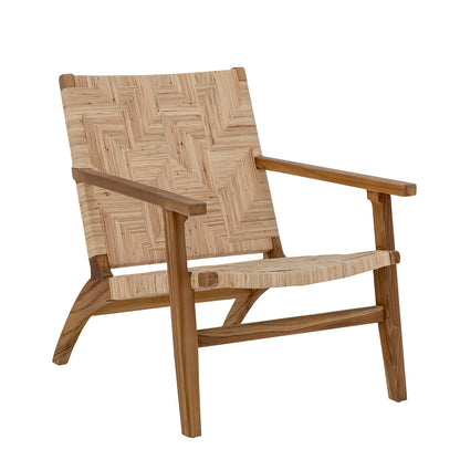 Creative Collection Mills Loungestol, Brun, Rattan