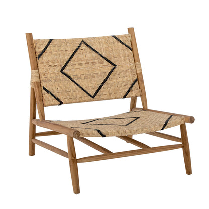 Creative Collection Lennox Loungestol, Natur, Teak