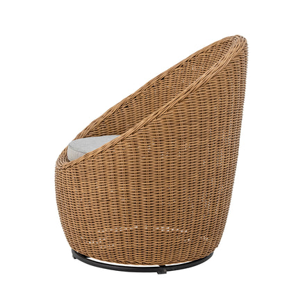 Bloomingville Roccas Loungestol, Brun, Polyrattan